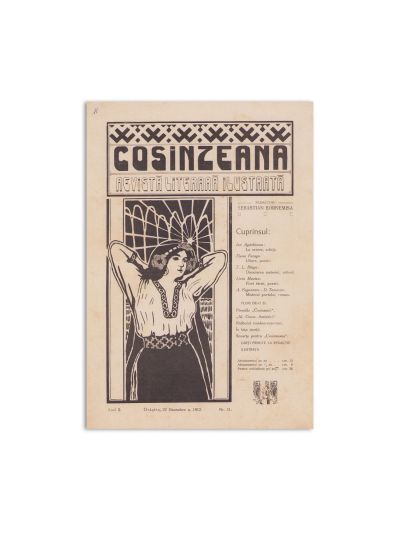 Publicația „Cosânzeana”, anii III-IV colligați + anul II, nr. 51 + anul VI, nr. 11, cu reprezentarea lui Titu Maiorescu