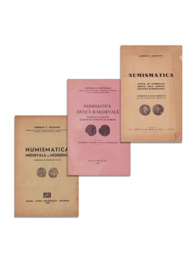 Corneliu C. Secășanu, trei volume despre numismatică, 1934-1942