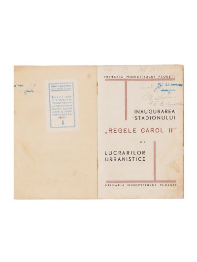 Inaugurarea stadionului „Regele Carol II” și a lucrărilor urbanistice, 1937