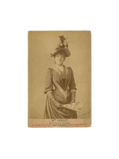 Jeanne Samary și Sibyl Sanderson, trei fotografii de cabinet, din colecția lui Gabriel Stephănescu Arephy