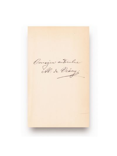 Al. de Vranyi, Agronomia, 1893