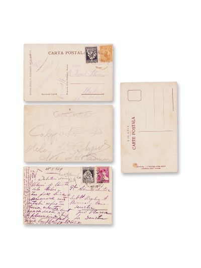 Nicolae Iorga la Vălenii de Munte, 4 cărți poștale fotografice