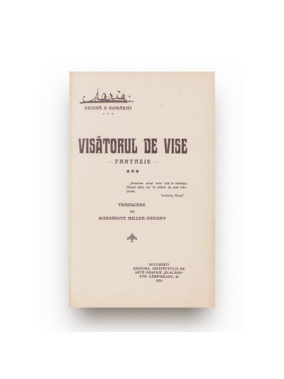 Maria Regină a României, Visătorul de vise, 1914