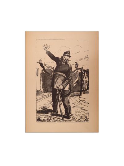 Aurel Jiquidi, O scrisoare pierdută de I. L. Caragiale, album de mari dimensiuni cu 10 litografii