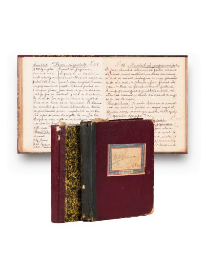 Vrănceanu M., două caiete pentru rețete de supe și prăjituri