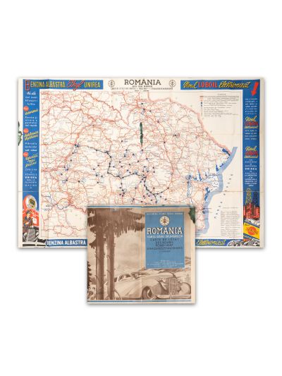 A.C.R.R., Harta stării drumurilor din România, Benzina Albastră Ethyl Unirea