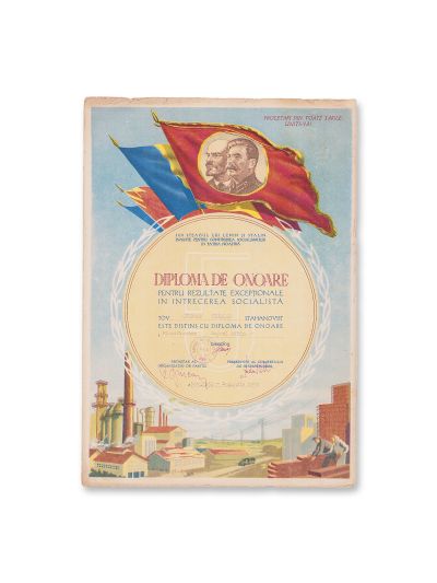 Întrecerea Socialistă, 4 diplome de onoare, 1952-53