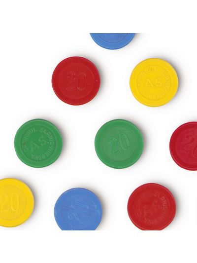 Cazinoul A.S. din Slănic-Moldova, colecție de 10 jetoane de 20 lei