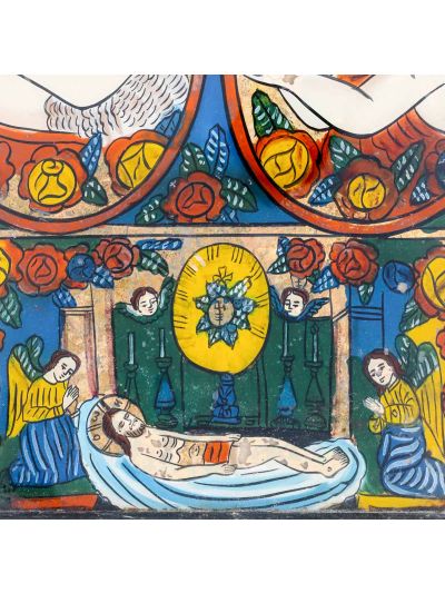 Icoana transilvăneană pe sticlă, Îngroparea Domnului, secolul XX