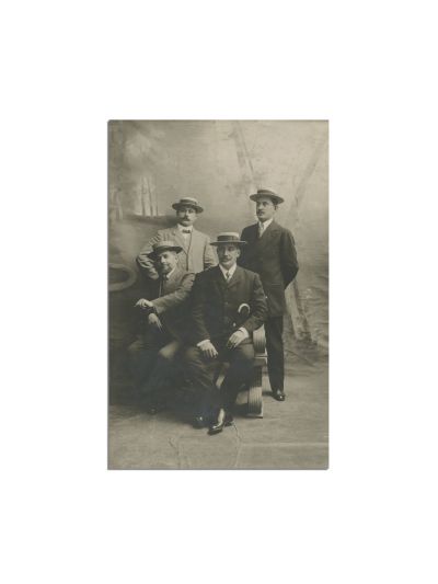 Constantin Bacalbașa, patru fotografii tip carte poștală