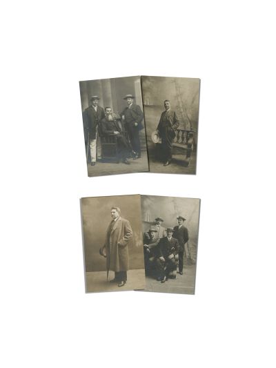 Constantin Bacalbașa, patru fotografii tip carte poștală