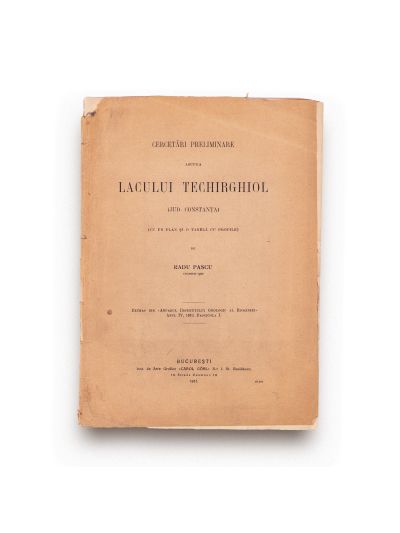 Radu Pascu, Cercetări preliminare asupra lacului Techirghiol, 1911