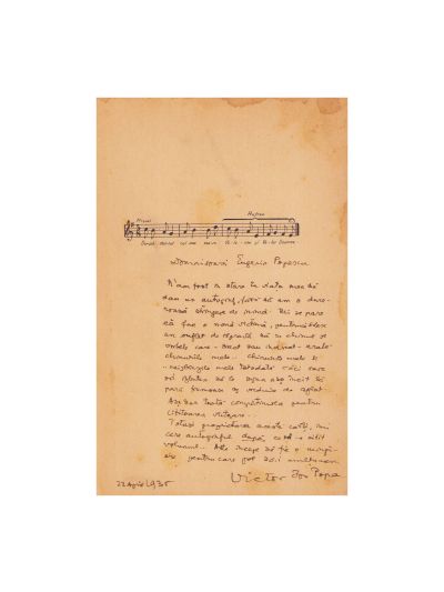 Victor Ion Popa, Velerim și Veler Doamne, [1935], cu dedicație pentru Eugenia Popescu