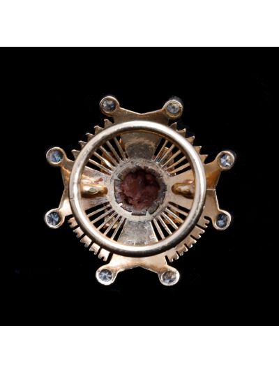 Miniatura ordinului „Cisneros”, aur, email și diamante