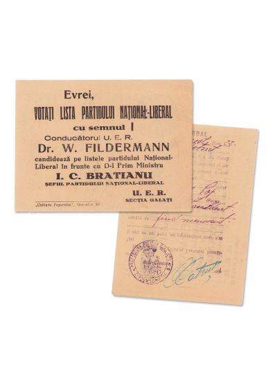 Manifest evreiesc transformat în proces verbal polițienesc, 1927