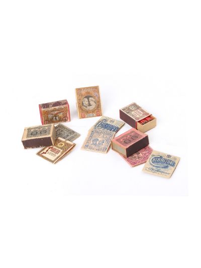 Colecție de 11 cutii de chibrituri de la Încoronare, 1922 