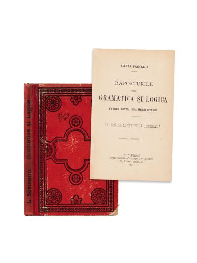 Lazăr Șăineanu, Raporturile între gramatica și logica, 1891
