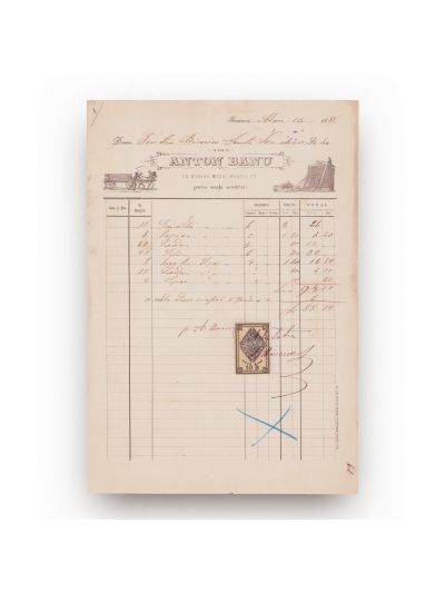 Trei facturi emise de societăți ce comercializează materiale de construcție și tâmplărie, 1878-1935
