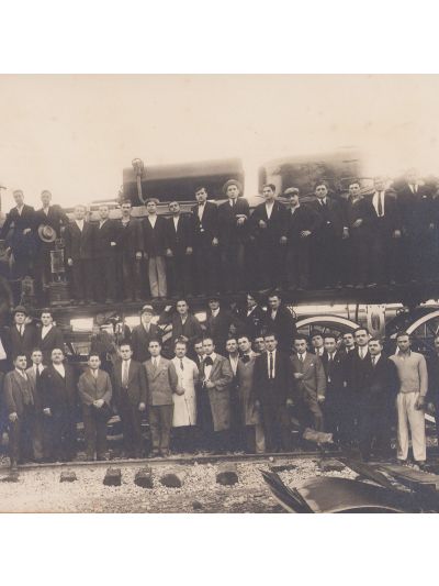 Atelierele C.F.R. Grivița, fotografie de epocă, 1932