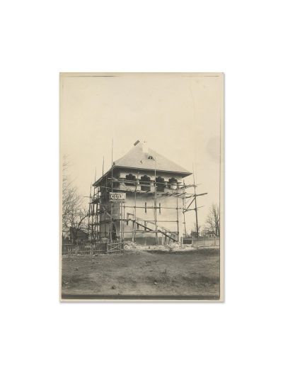 Monumente ridicate de Victor Stephănescu, opt fotografii de epocă, cca. 1906