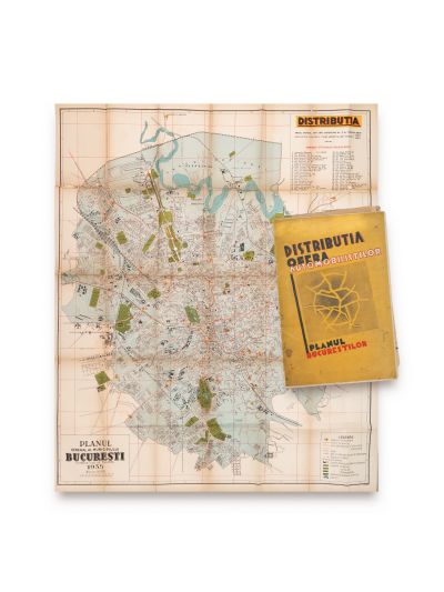 Distribuția, Planul general al municipiului București, 1935