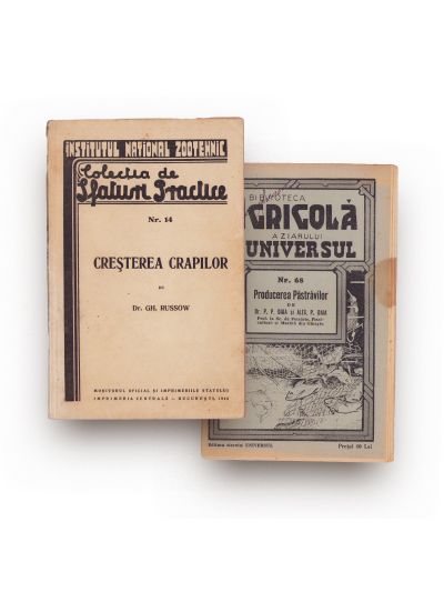 Creșterea crapilor, 1940 + Producerea păstrăvilor, 1937 