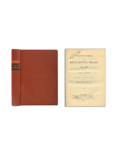Ioan C. Filitti, Domniile române sub Regulamentul Organic, 1915