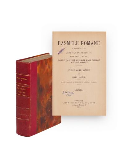 Lazăr Șăineanu, Basmele române, 1895, din biblioteca lui Marius Nuși 