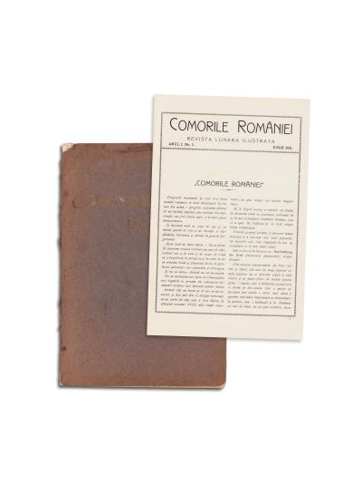 Revista „Comorile României”, anul I, nr. 1, iunie 1941