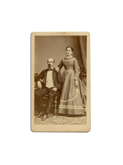 Cinci fotografii tip carte-de-visite, atelier Franz Duschek