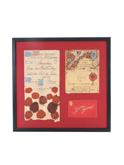 Corespondență Hariclea Darclée, două plicuri și o felicitare 