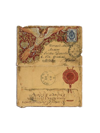 Corespondență Hariclea Darclée, două plicuri și o felicitare 