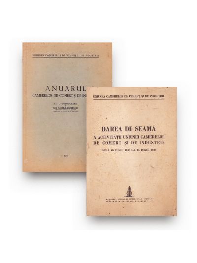 Anuarul + Darea de seamă a Camerelor de comerț și industrie, 1937-1939