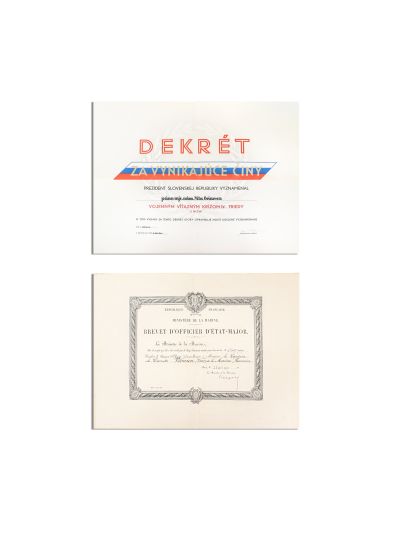 Comandorul Victor (Niță) Voinescu, două brevete, 1938