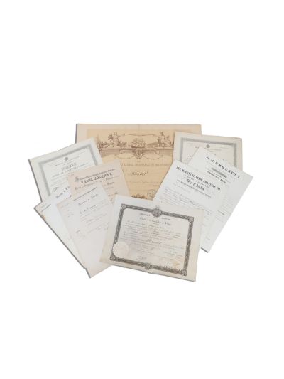 Camille Blondel și Jeanne Blondel Bidos, 17 documente personale