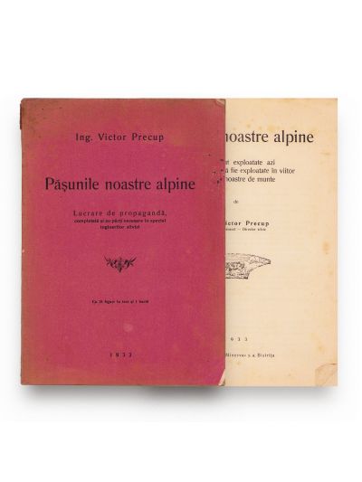 Ing. Victor Precup, Pășunile noastre alpine, 1933