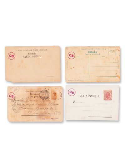 Piețe din Bucureștiul de odinioară, 4 fotografii tip carte poștală