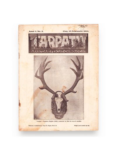 Publicația „Carpații”, Anul I-VII, 1933-1939, 25 de numere