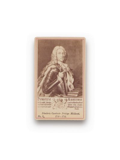 Dimitrie Cantemir, fotografie format carte-de-vizite, atelier Jacob Cerkez