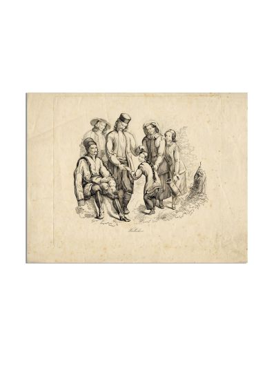 Amand Durand, Valahi, gravura în metal