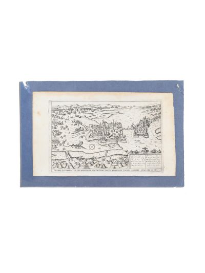 Johann Siebmacher, Asaltul cetății Sighet, gravură în cupru, 1602