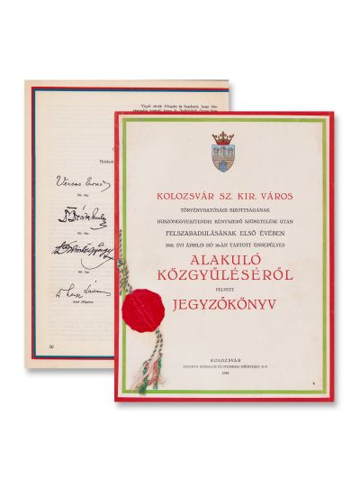 Procesul-verbal de reînființare a Consiliului Municipal din Cluj în urma Dictatului de la Viena din 30 august 1940