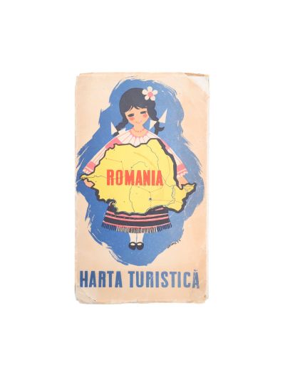 Harta turistică a României, 1958