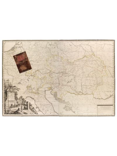 Georg Ignaz von Metzburg, Harta poștală a teritoriilor Imperiului Habsburgic, 1782