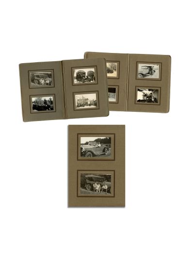 Două albume fotografice automobilistice, 24 de fotografii de epocă