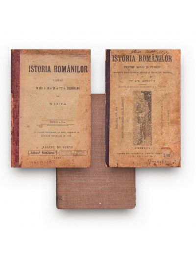N. Iorga, Th. Avr. Aguletti, 3 manuale de Istoria românilor, 1910-1920