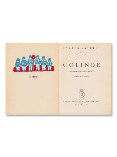 G. Breazul, Colinde, 1938
