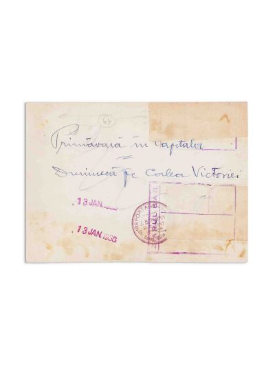 Primăvara pe Calea Victoriei, fotografie de epocă, 13 ianuarie 1936, fotograf I. Berman 