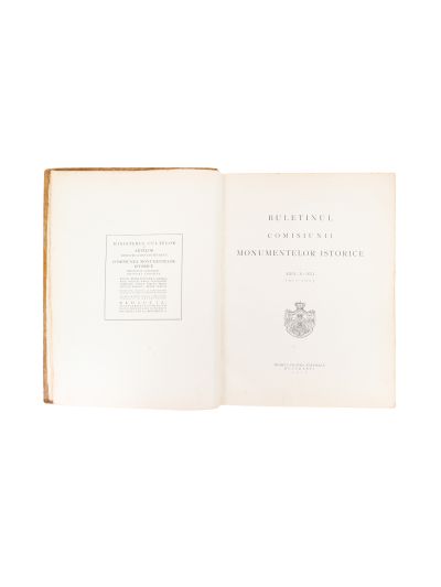 Buletinul Comisiunii Monumentelor Istorice, 1917 - 1923