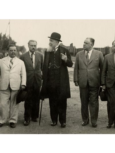 Nicolae Iorga, fotografie de grup, cca. 1930